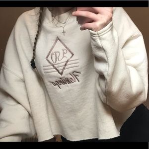 Super cute cut off sweater